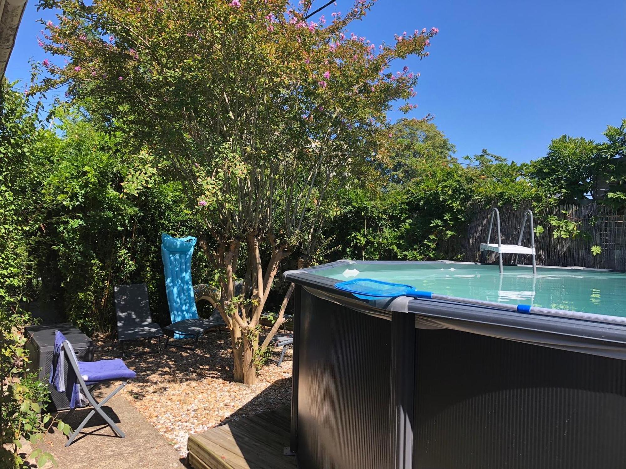 Maison A Arcachon Avec Piscine Hors-Sol Extérieur photo
